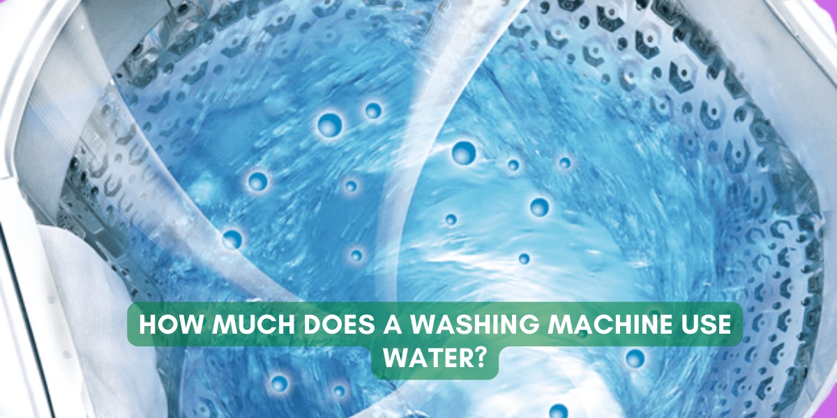 How much does a washing machine use water?